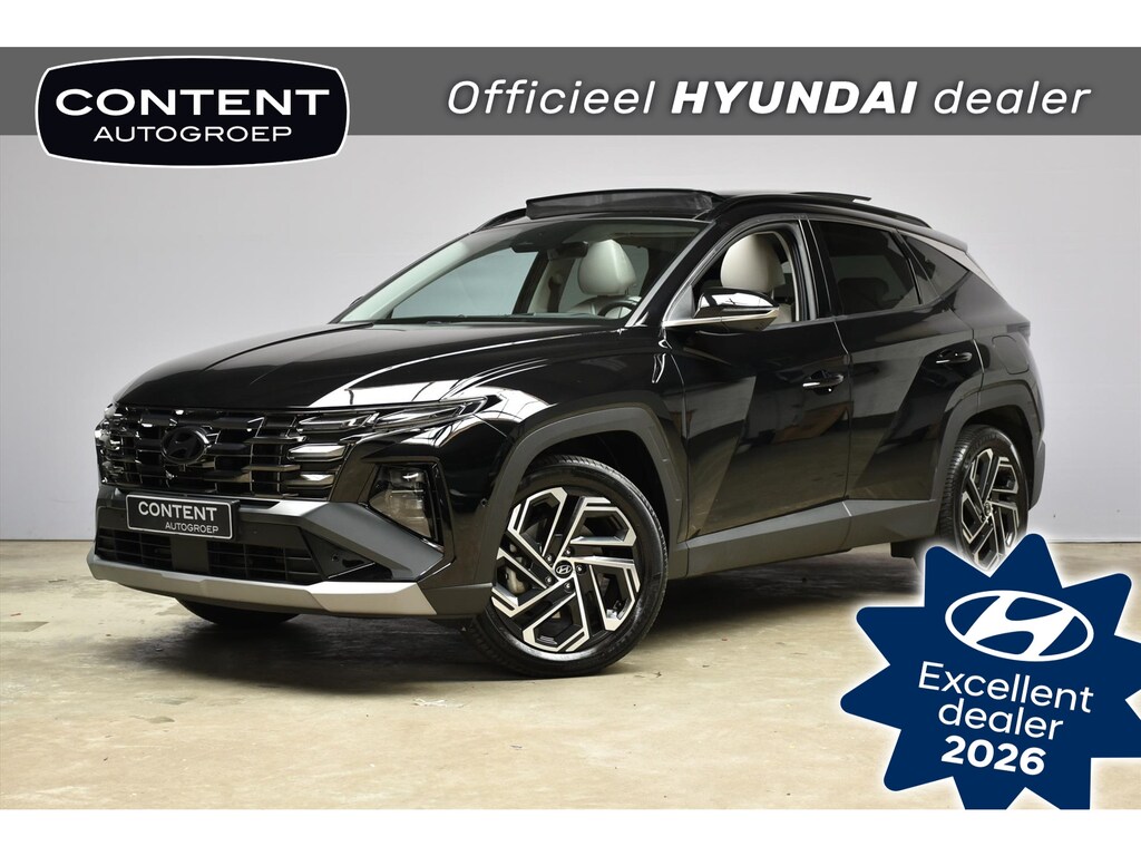 Hyundai Tucson 1.6 HEV Aut Premium Sky | Navi | Beige Leder | Climate