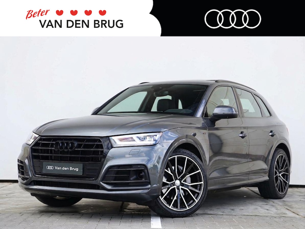 Audi Q5 55 TFSIe 367 pk S-Line Quattro | Panoramadak | Luchtvering | Trekhaak | Leer Alcantara interieur | Massage stoelen | Keyless | Adaptieve Cruise |