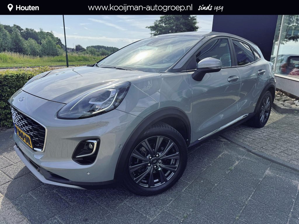Ford Puma 1.0 EcoBoost Hybrid Titanium X Eerste Eigenaar, Trekhaak, B&O, Dodehoekdetectie, Stoelverwarming, Lichtmetalen Velgen, Enz...