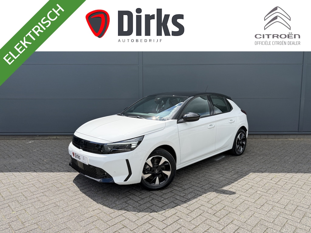 Opel Corsa-e Electric Ultimate 50 kWh (Camera - LED - Automatische Airco - Alcantara - Stoel-/- Stuurverwarming - Navigatie via APP - Parkeersensoren V+A - Two Tone - Dodehoekdetectie)