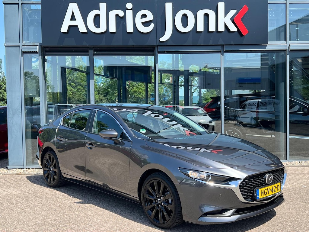 Mazda 3 2.5 e-SkyActiv-G M Hybrid 140 Centre-line AUTOMAAT | CAMERA | PARKEERSENSOREN V+A | STOEL- en STUURVERWARMING | HEAD-UP DISPLAY | APPLE CARPLAY/ANDROID AUTO | NAVIGATIE | NED. AUTO |