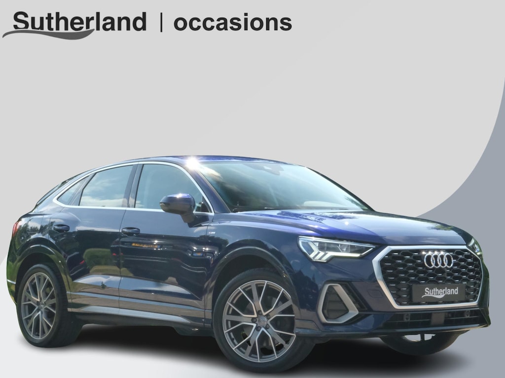 Audi Q3 Sportback 45 TFSI e S Line 245 PK | S-line | Elektrische Klep | Lederen bekleding | SOH 91% | Audi Sporten Velgen |  Stoelverwarming | Camera | LED | DAB | Virtual Cockpit |