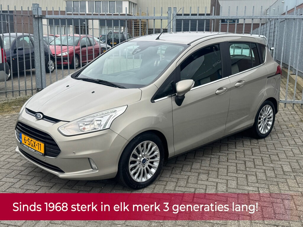 Ford B-Max 1.0 EcoBoost Titanium NL AUTO NAP! Camera l Navi l Cruise l Trekhaak l PDC v+a l Airco ECC! TOPSTAAT l DEALER OH!