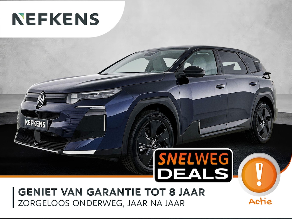 Citroën C5 Aircross 1.2 Hybrid 145pk Max Automaat | VOORRAAD VOORDEEL | Elektrische Bedienb. Bestuurdersstoel | Adaptieve Cruise Control | 360 Camera | Head-Up Display | Stoelverwarming/Verkoeling |