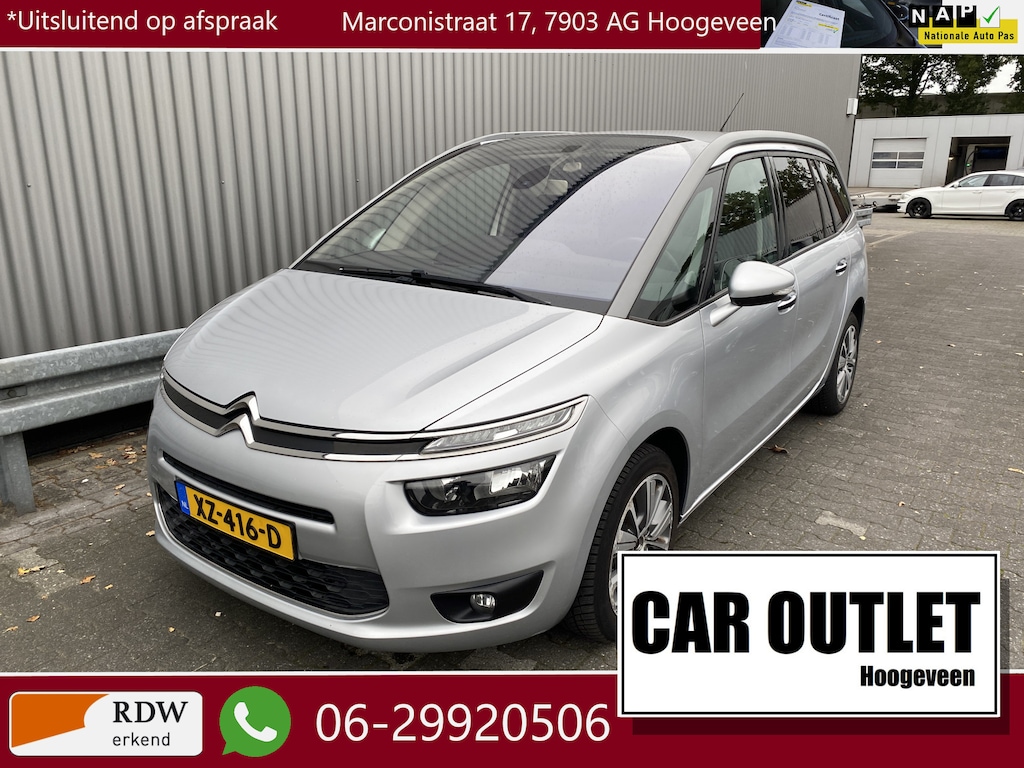 Citroën C4 Grand Picasso 1.2 PureTech Intensive 7p. 165Dkm, Clima, Navi, Pano-voorruit, CC, PDC & Cam, LM– Inruil Mogelijk –