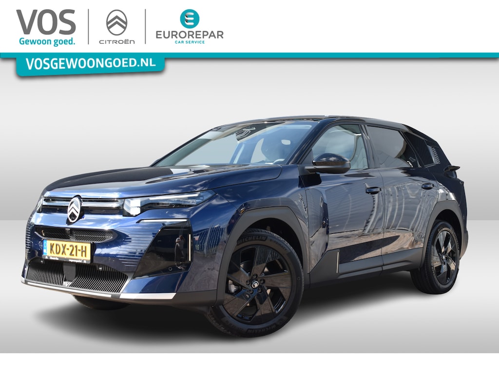 Citroën C5 Aircross Hybrid 145 Max DCS-6 Automaat | Navigatie | 360 Camera | Airconditioning ECC | Parkeersensoren voor en achter | Draadloos Apple Carplay & Android Auto | Advanced Comfortstoelen | Stoelverwarming | Adaptieve Cruise control | Head Up Display | Dodehoek Detectie |  Isofix Bevestigingspunten | Zeer Compleet!!!