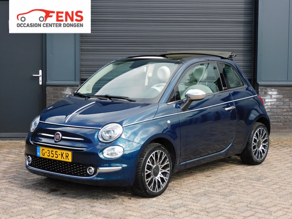 Fiat 500 1.2 Lounge CABRIO TOPSTAAT! CARPLY/ANDROID! CLIMA! CRUISE! LM VELGEN!