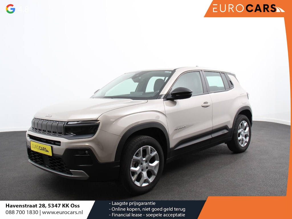 Jeep Avenger 1.2 e-Hybrid Altitude Automaat Climate control Adaptieve cruise control Led Achteruitrijcamera Parkeersensoren achter Lichtmetalen velgen Apple Carplay/ Android Auto