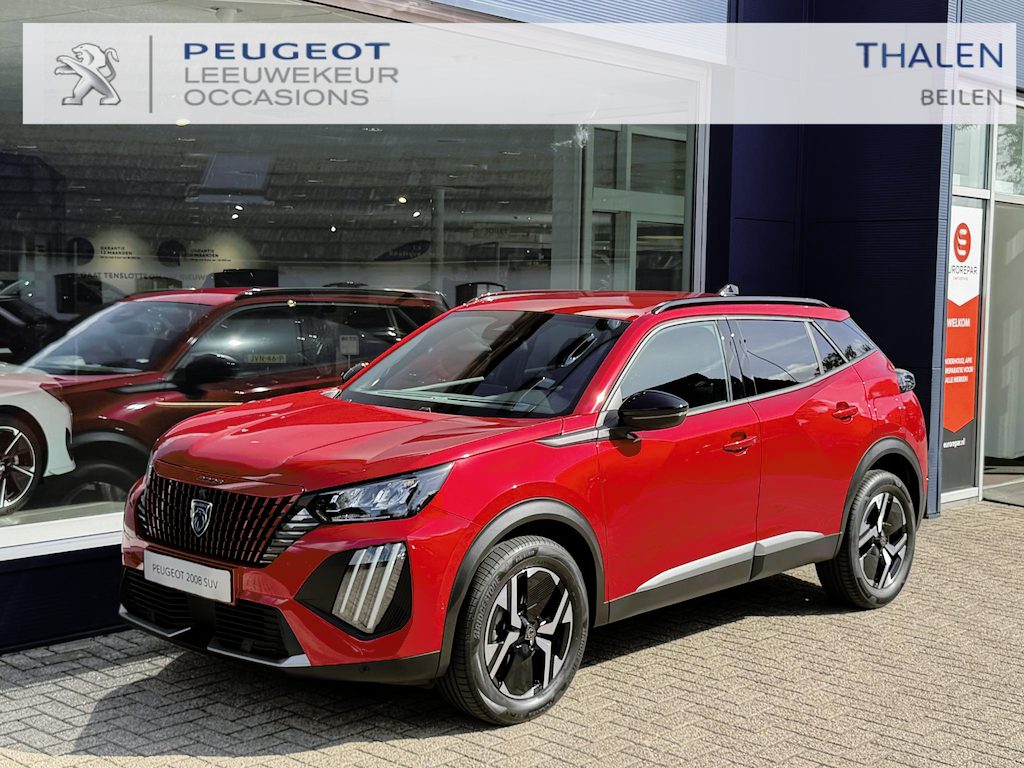Peugeot 2008 1.2 Hybrid 145 PK Allure | Automaat Hybride | BOUWJAAR 6-2026 DEMO MET €6.000 VOORDEEL | 360 Graden Camera | Dode Hoek Detectie | Parkeersensoren V+A | Hoge Zitpositie | Climate Control | Stoelverwarming | Navigatie via Telefoon | Dakrails | Cruise Control | Apple Carplay & Android Auto draadloos | LED Verlichting | 17" Lichtmetalen Velgen |