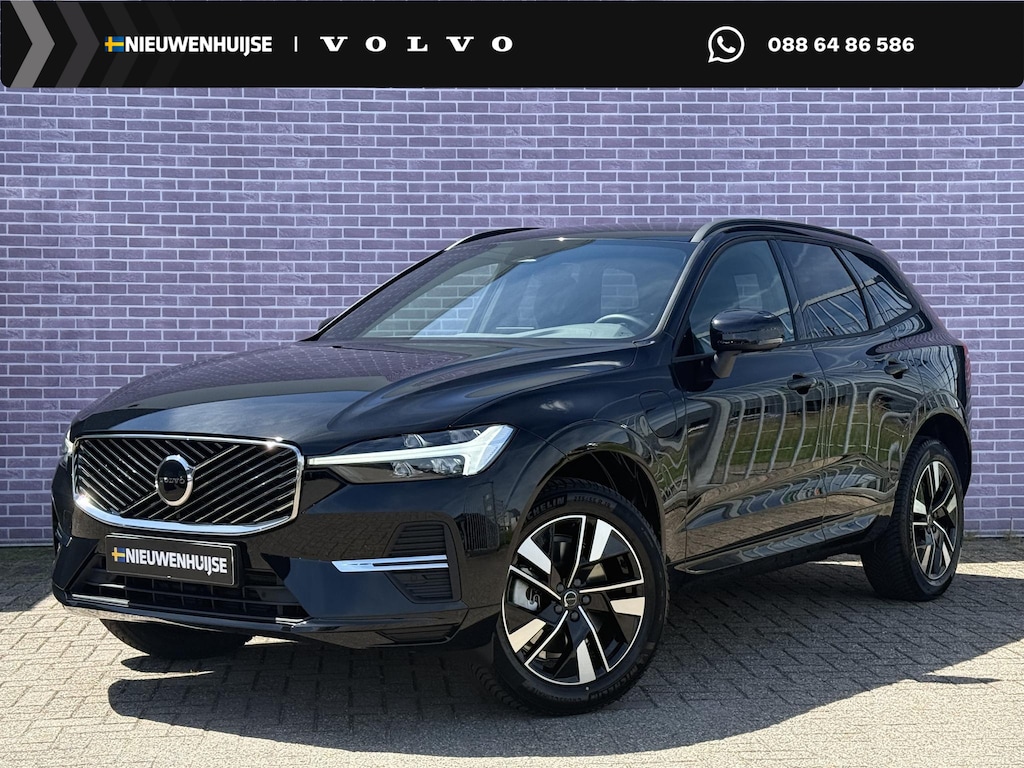 Volvo XC60 2.0 T6 Plug-in hybrid AWD Essential | Gratis Trekhaak | Stoel/stuurverwarming | adaptieve cruise | BLIS | 19" velgen | Nordico interieur | Extra getint glas | Zwarte hemel bekleding | All Season Banden |