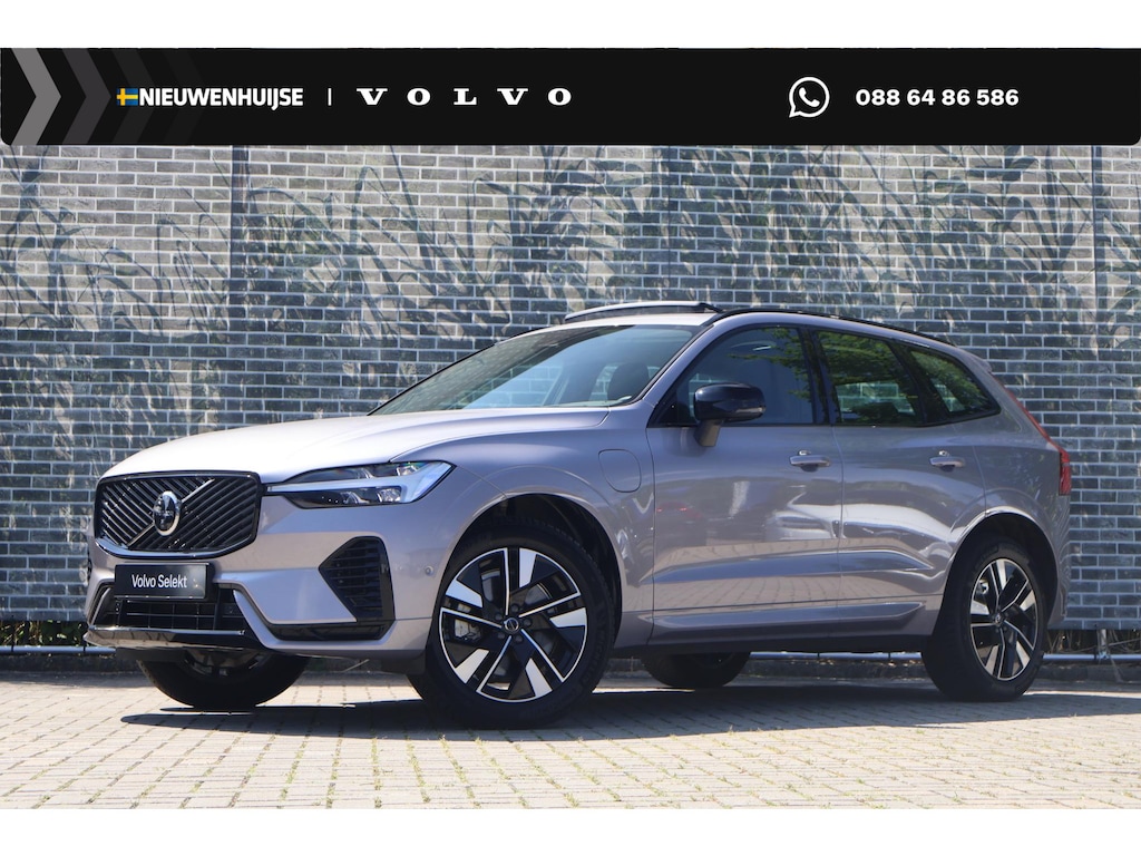 Volvo XC60 2.0 T6 Plug-in Hybrid AWD Plus Dark | PHEV Long Range | Trekhaak | Panoramadak | Head-up Display | 360 Graden Camera | Harman Kardon Audio | Keyless Entry | Elektrische Achterklep | Navigatie Google Maps | Elektrisch Verstelbare Voorstoelen | Cruise Control Adaptief | BLIS