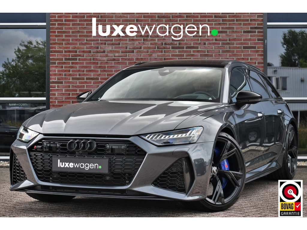 Audi RS6 Avant 4.0 TFSI quattro Dyn+ B&O-high Carbon Pano Ceramic HUD Alc-hemel Softclose Stoelvent