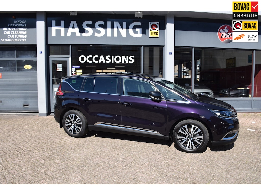 Renault Espace 1.8 TCe Initiale Paris 5p. Pano dak, Led, Adaptive cruise control, Stoel verwarming, Electrisch bedienbare trekhaak