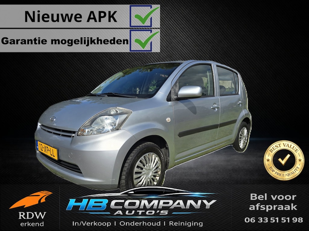 Daihatsu Sirion 2 1.0-12V Premium| Nieuwe APK| Onderhouden| Volle tank!