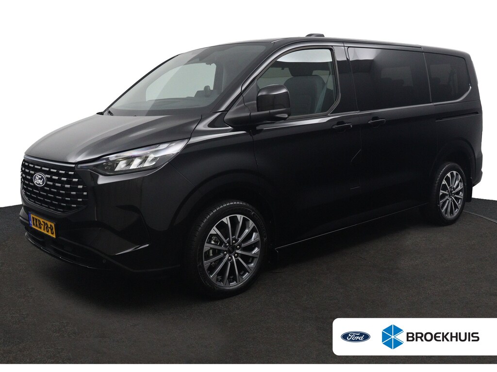 Ford Transit Custom Tourneo 340 2.5 PHEV L1H1 Titanium X | 8-Persoons | Panoramadak | B&O | Trekhaak | Leder | 360 Camera | Navigatie | Elektrische Stoel Voorstoelen | Adaptive Cruise | BLIS