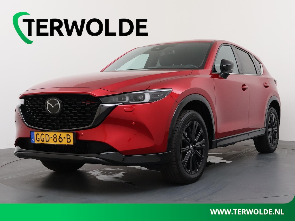 Mazda CX-5 2.0 e-SkyActiv-G M Hybrid 165 Homura | Gevent. Leder | Verwarmde achterbank | Panoramadak | Trekhaak |