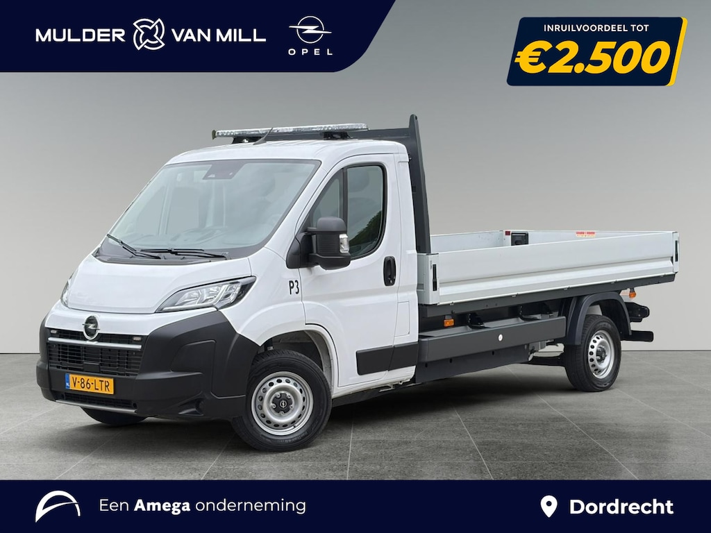 Opel Movano-e Electric L3 3.5t ZWAAR 110kWh | 22kW BOORDLADER | 8 JAAR GARANTIE | 3-ZITS | DAKFLITSER | ALL SEASON BANDEN | APPLE CARPLAY / ANDROID AUTO | CAMERA | KEYLESS | Bluetooth | Lederen stuurwiel | Keyless Entry | Automatische airco | Volwaardig reservewiel
