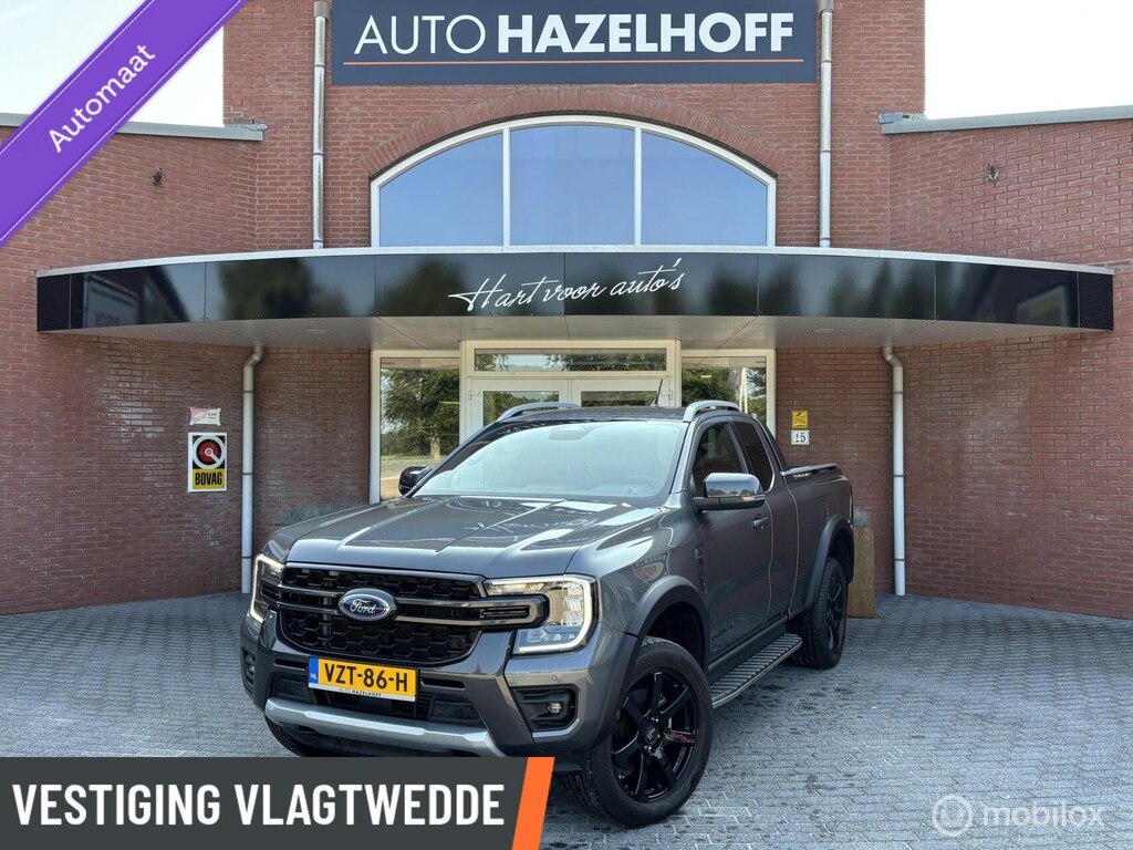 Ford Ranger 2.0 Super Cab EcoBlue Wildtrak Automaat met 20.843Km |Grijs kenteken | 3500Kg trekgewicht |