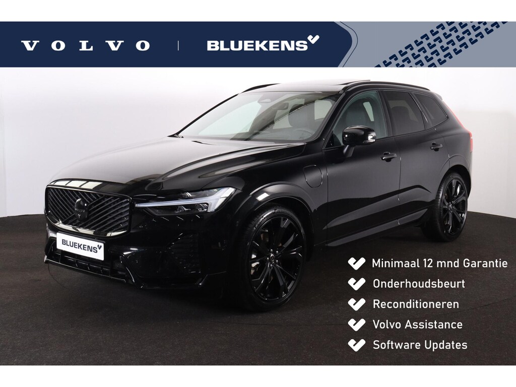 Volvo XC60 T8 Recharge AWD Plus Black Edition - Luchtvering - Panorama/schuifdak - IntelliSafe Assist & Surround - 360º Camera - Harman/Kardon audio - Adaptieve LED koplampen - Verwarmde voorstoelen, stuur & achterbank - Parkeersensoren voor & achter - Elektr. bedienb. voorstoelen met geheugen - Head up display - Draadloze tel. lader - Extra getint glas - Inklapbare trekhaak - 21' LMV