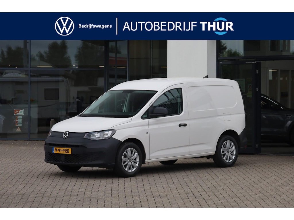 Volkswagen Caddy Cargo 2.0 TDI Comfort 102PK / 75kW, Dealeronderhouden, 16" 'Wien' LMV, airco, cruise control, dichte achterdeuren, parkeersensoren achter, multifunctioneel stuurwiel, Apple Carplay & Android Auto, navigatie, armleuning, elektrisch verstelbare buitenspiegels, DAB+ etc.