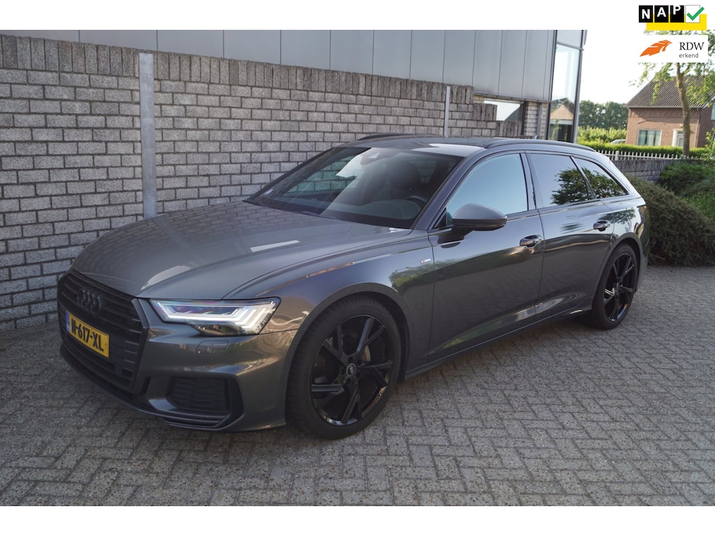 Audi A6 Avant 40 TFSI S Edition Autom Half Leder Sportst Stoelverw Navi Camera Matrix LED Kopl Clima Cruise 2x PDC LMV 20 ENZ NL