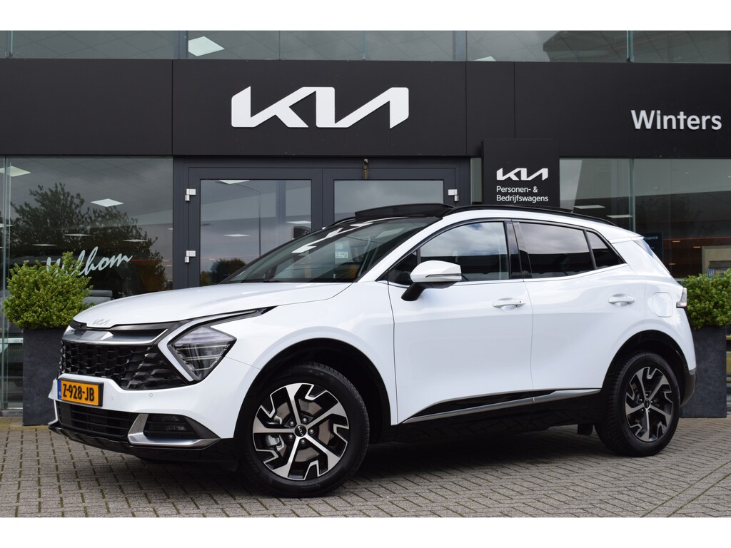Kia Sportage 1.6 T-GDi Hybrid DynamicPlusLine | Panorama/schuifdak | Stoel & Stuurverwarming | Apple carplay & Android auto | Elektrische acherklep | Tot 10j. Kia garantie |