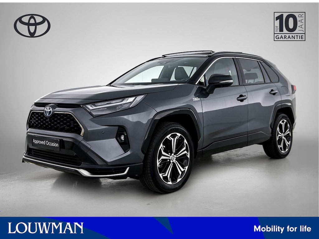 Toyota RAV4 2.5 Plug-in Hybrid AWD Bi-Tone Plus | Schuif/Kantel dak | JBL | Head-Up Display | 360 Camera | Stoel ventilatie | stoelverwarming + achterbank | Elektrische stoel met geheugen | Parkeersensoren voor+achter | Elektrische achterk SL116