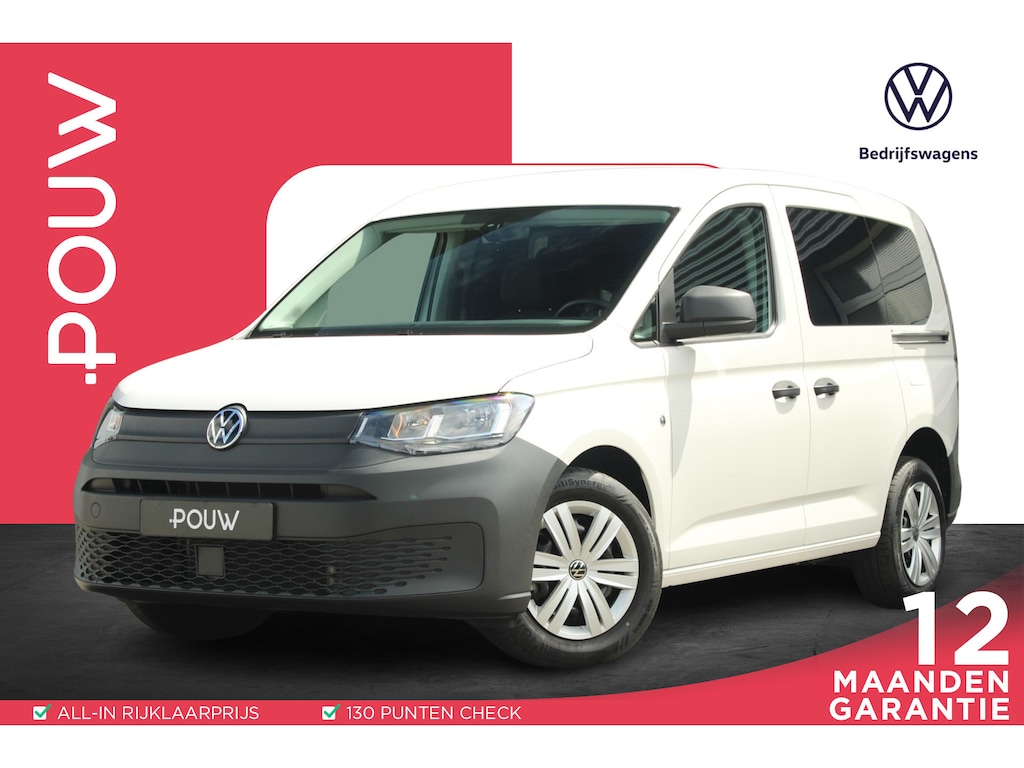 Volkswagen Caddy Cargo 2.0 TDI 122pk DSG | Glaslook | Schuifdeur L+R | Navigatie | Parkeersensoren | Cruise Control | Airco
