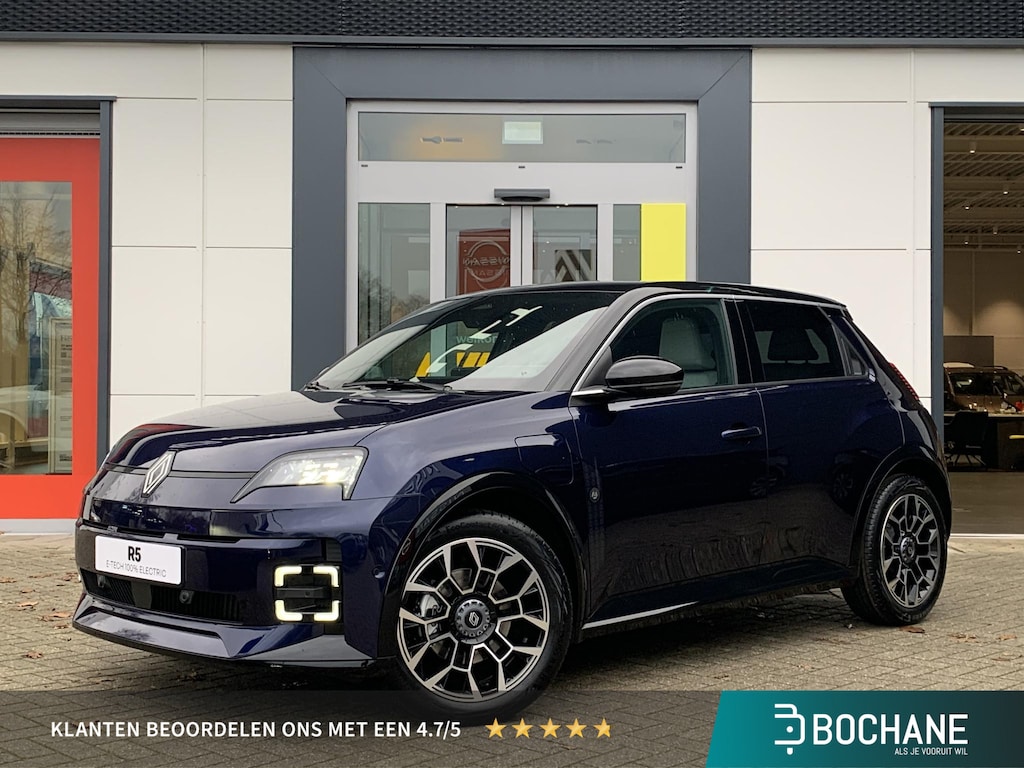 Renault R5 comfort range Roland-Garros 52 kWh | Demo | Pack safety & advanced driving assist | Adaptieve cruise control | Dodehoekdetectie