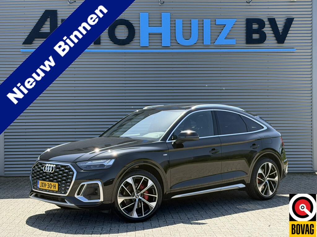 Audi Q5 Sportback 55 TFSI e S Line Luchtvering Trekhaak Panoramadak Achteruitrijcamera 21 Inch DAB Keyless Entry