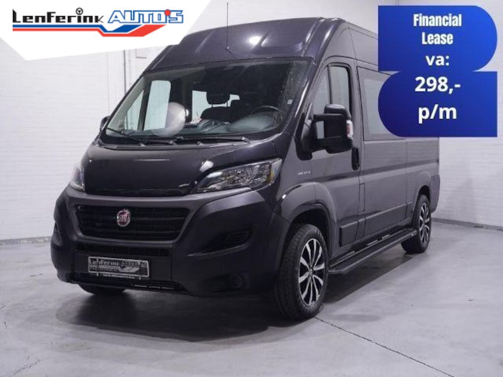 Fiat Ducato 2.3 MultiJet 120 pk Dubbel Cabine L2H2 Navi Camera, Cruise Control, Trekhaak 2.500 kg, 6-Zits, NAP