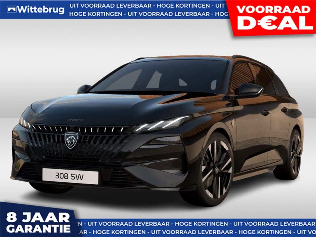 Peugeot 308 SW 1.2 Hybrid 145 e-DCS6 GT DIRECT RIJDEN - RIJKLAAR - PANORAMADAK - 8 JAAR GARANTIE