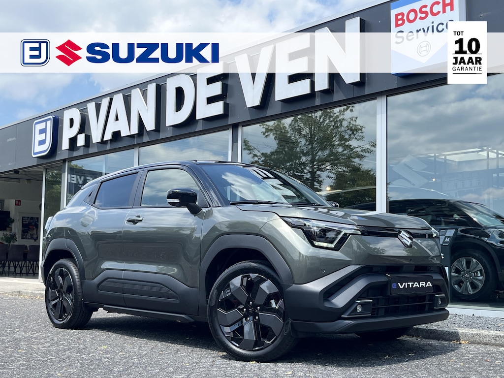 Suzuki e-Vitara Style AllGrip-e 61 kWh | Uit voorraad leverbaar | 9939 | €2.000,- voordeel | 360-Camera | INFINITY by Harman Soundsystem | Panoramadak | 19 inch | Half leder | Suzuki Safety System Pro |