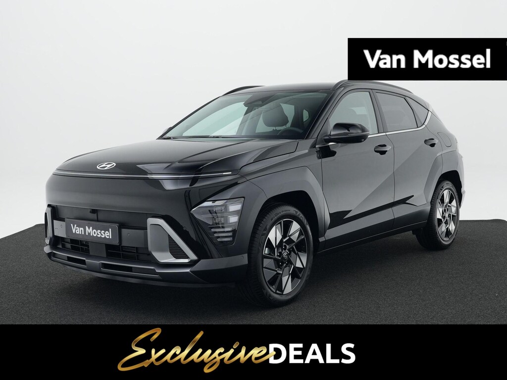 Hyundai Kona 1.6 GDI HEV Premium | Lederen bekleding | Stoelverkoeling | Stoelverwarming | Stuurverwarming | Adaptieve Cruise Control | 360 Camera | ACTIEPRIJS, VRAAG NAAR DE VOORWAARDEN |