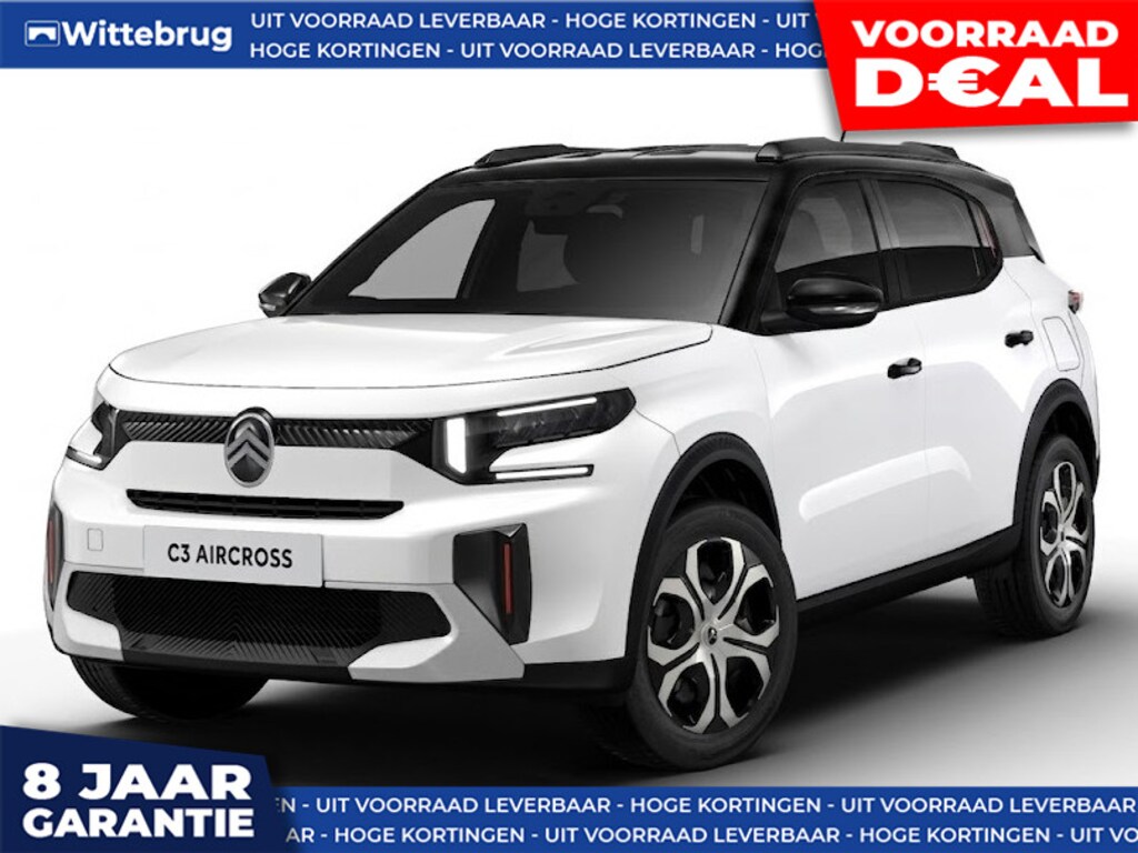 Citroën C3 Aircross 1.2 Turbo 100pk Plus 7p. DIRECT RIJDEN - 7 ZITPLAATSEN - RIJKLAAR - 8 JAAR GARANTIE