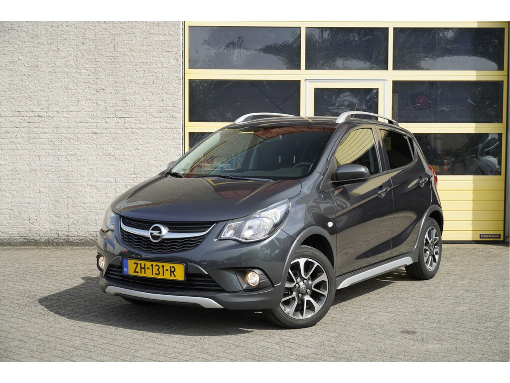 Opel Karl 1.0 Rocks 5drs Online Edition BJ2019 Lmv 15" | Led | Pdc | Side-skirts | App-Connect | Navi | Airco | Cruise control | Extra getint glas