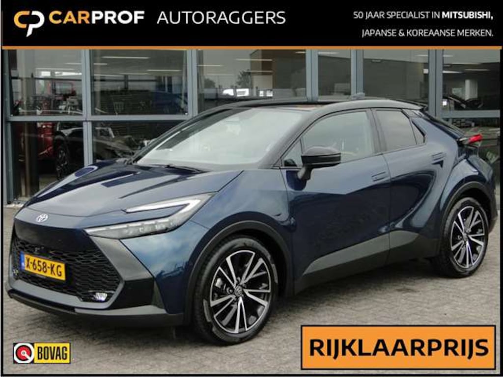 Toyota C-HR / C-HR+ 1.8 Hybrid 140 Executive Pano . HUD . Elek.stoelen . Stoelverwarming . Leer/Stof . 360 Camera