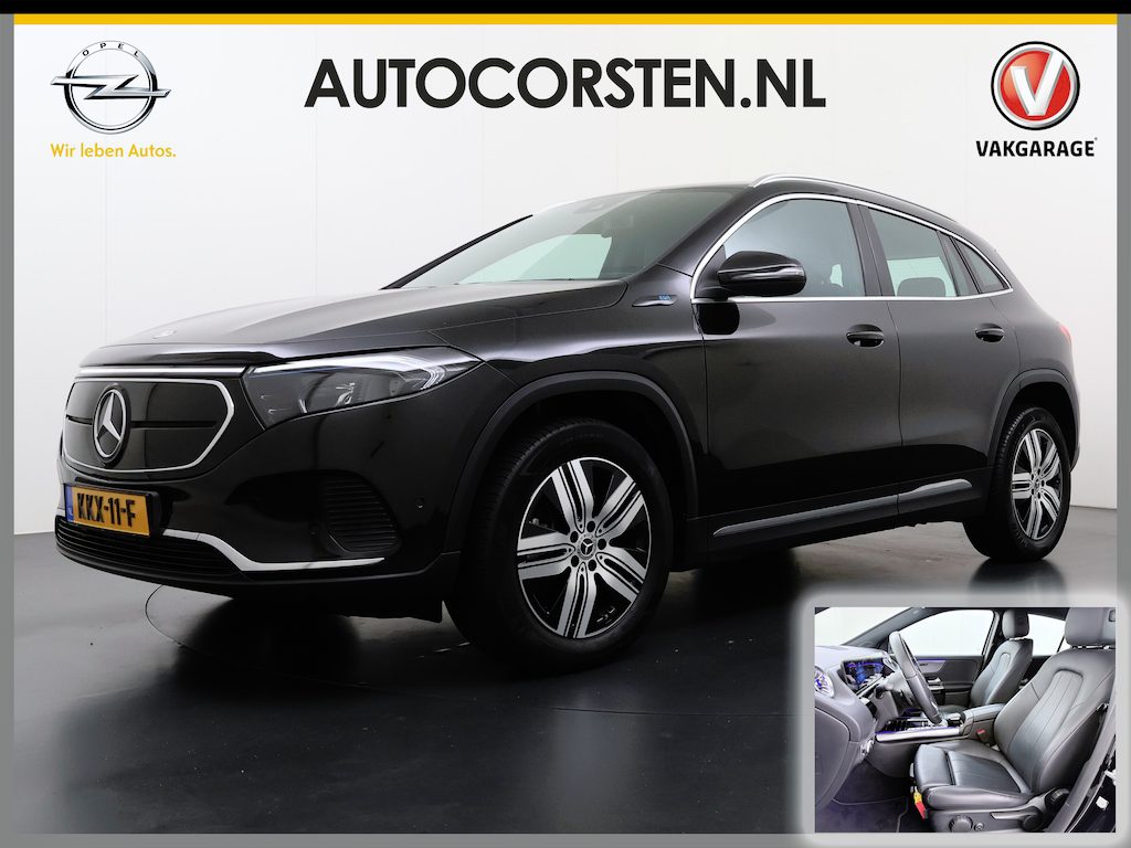 Mercedes-Benz EQA 250 69kWh SOH 97% Leer- Comfortstoel+Verwarmd Camera EASY PACK Elek.Achterklep Navi Ecc Pdc Bus.Solution Luxury Cruise Control High-Perf.-Led Cruise Control Lmv 18" Isofix DAB Bluetooth Actieve park-assist Dodehoek-assistent Dealeronderhouden 1e Eigenaar