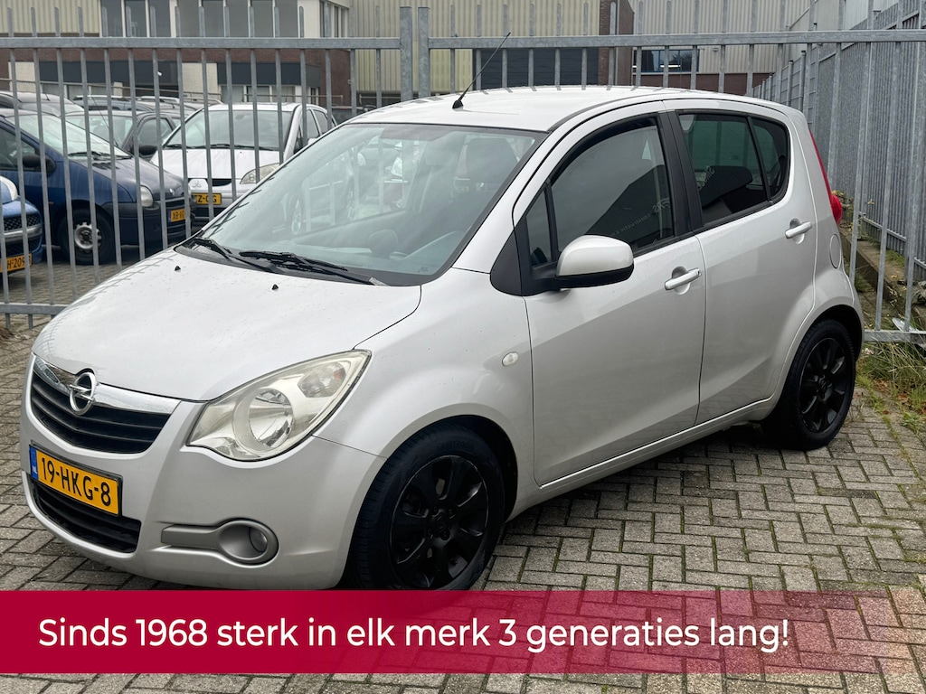 Opel Agila 1.2 Enjoy AUTOMAAT! 1e eigenaar l NL AUTO NAP l Airco l MTF-STUUR - LMV l Toerenteller! DEALER OH!