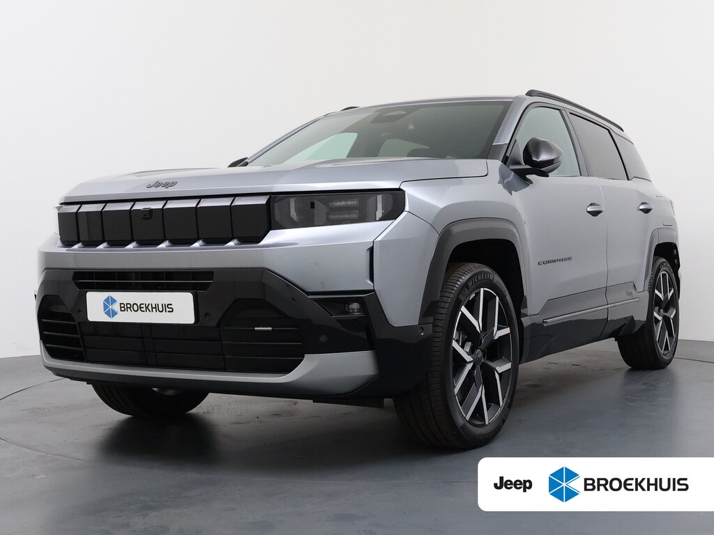 Jeep Compass 1.6 e-Hybrid Plug-In First Edition | Adaptieve cruise | Pano dak | 360* camera | Focal audio | Elek. stoelen | Leder | Stoelverwarming en massage | Carplay |