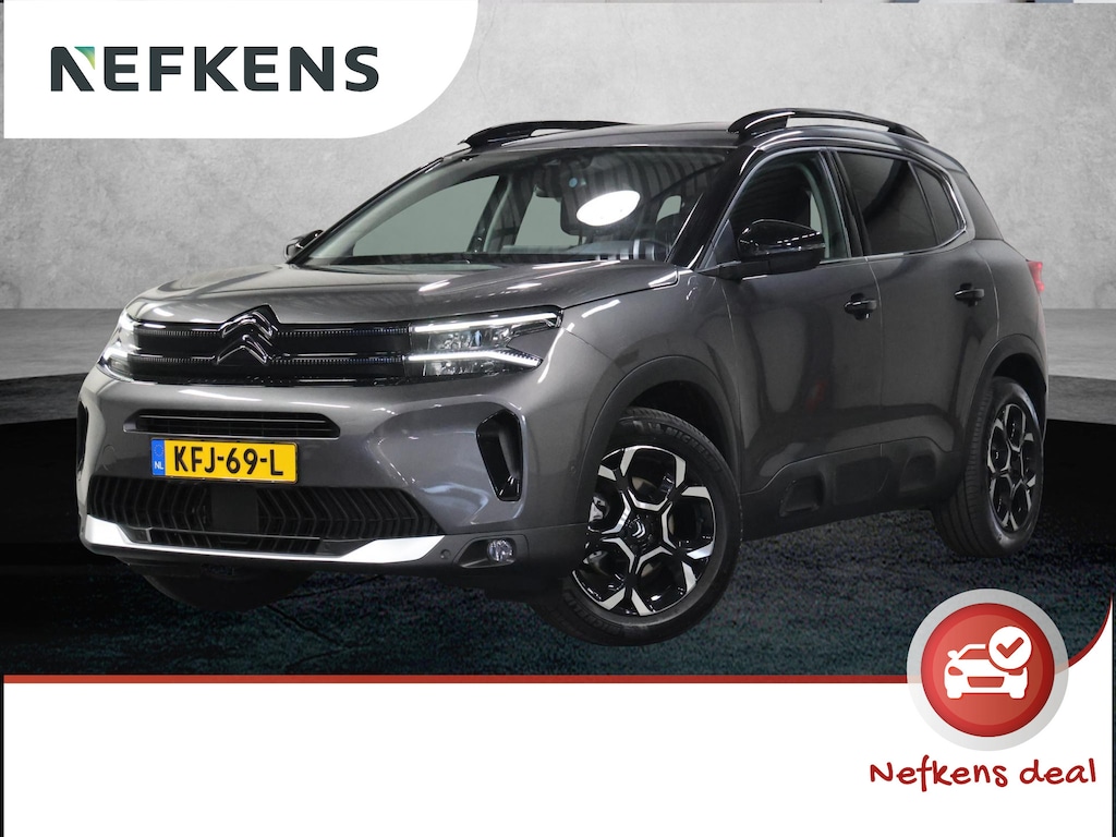 Citroën C5 Aircross 1.2 Hybrid 145PK Max | 1ste eigenaar | AppleCarPlay/AndroidAuto | Cruise Control | Keyless | Navigatie | FULL LED | DAB Radio | Isofix | Privacy Glass | Parkeersensoren |