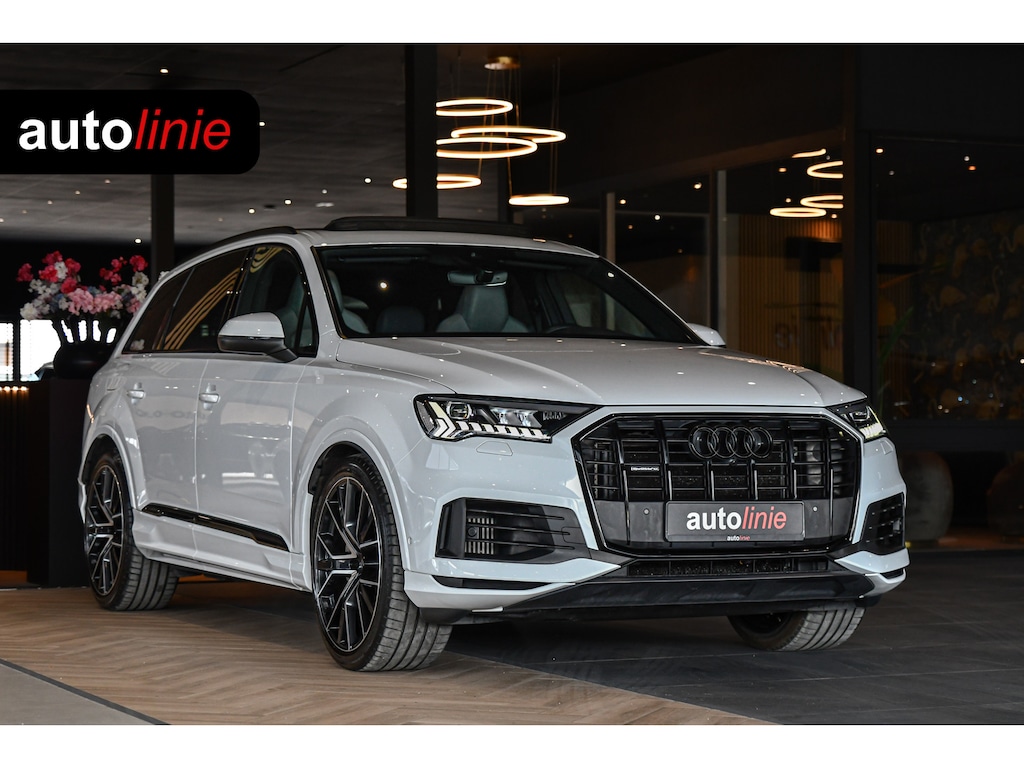Audi Q7 55 TFSI e quattro S-Line, RS Stoelen, Pano, Luchtvering, B&O, 22", Matrix!