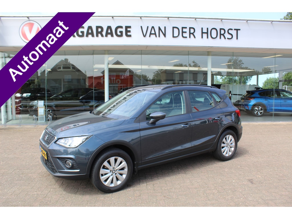 SEAT Arona 1.0-115pk TSI Style Business Intense AUTOMAAT ! Gun u het comfort van een automaat ! Volautm. airco dual, stoelverwarming, cruise control, LM wielen, metallic lak