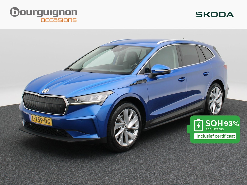 Skoda Enyaq iV 80 204 Pk | Stoel/Stuurverwarming | Trekhaak | Camera | Cruise Control | Half Leer | Warmtepomp | 20 Inch