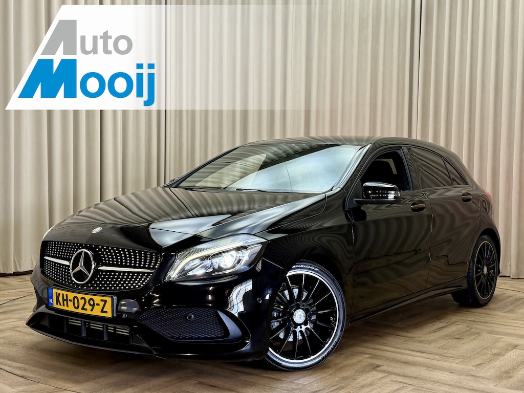 Mercedes-Benz A-klasse 160 AMG Night Edition Org.NL! / Facelift / Camera / LED / Leder/Alcantara / Cruise / Navigatie / 18'' LMV