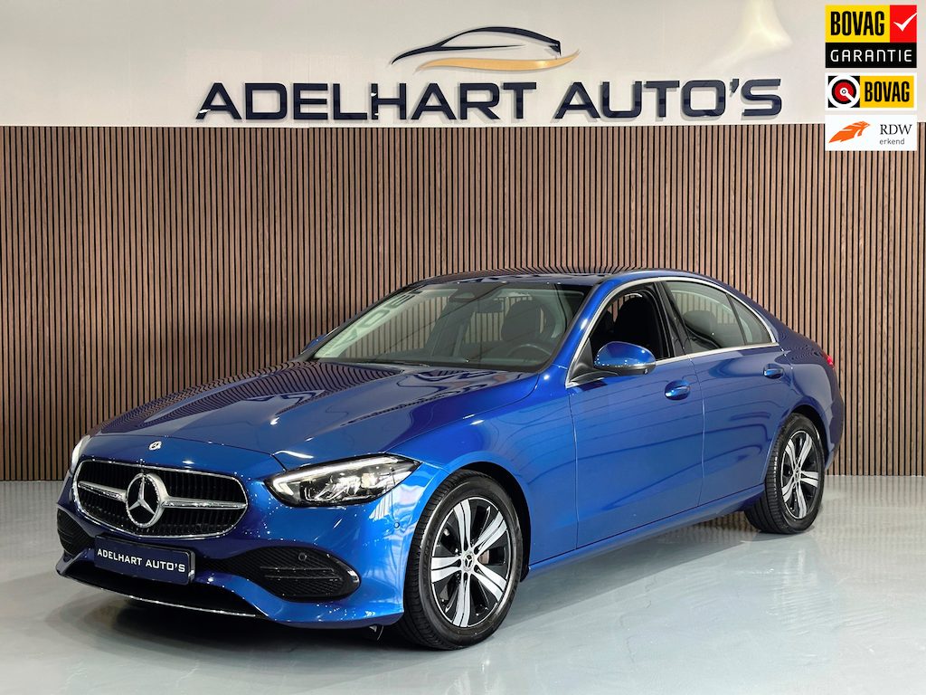 Mercedes-Benz C-klasse 180 Luxury Line Automaat / Navigatie full map / 360 Camera / Cruise control / Lederen interieur / etc.
