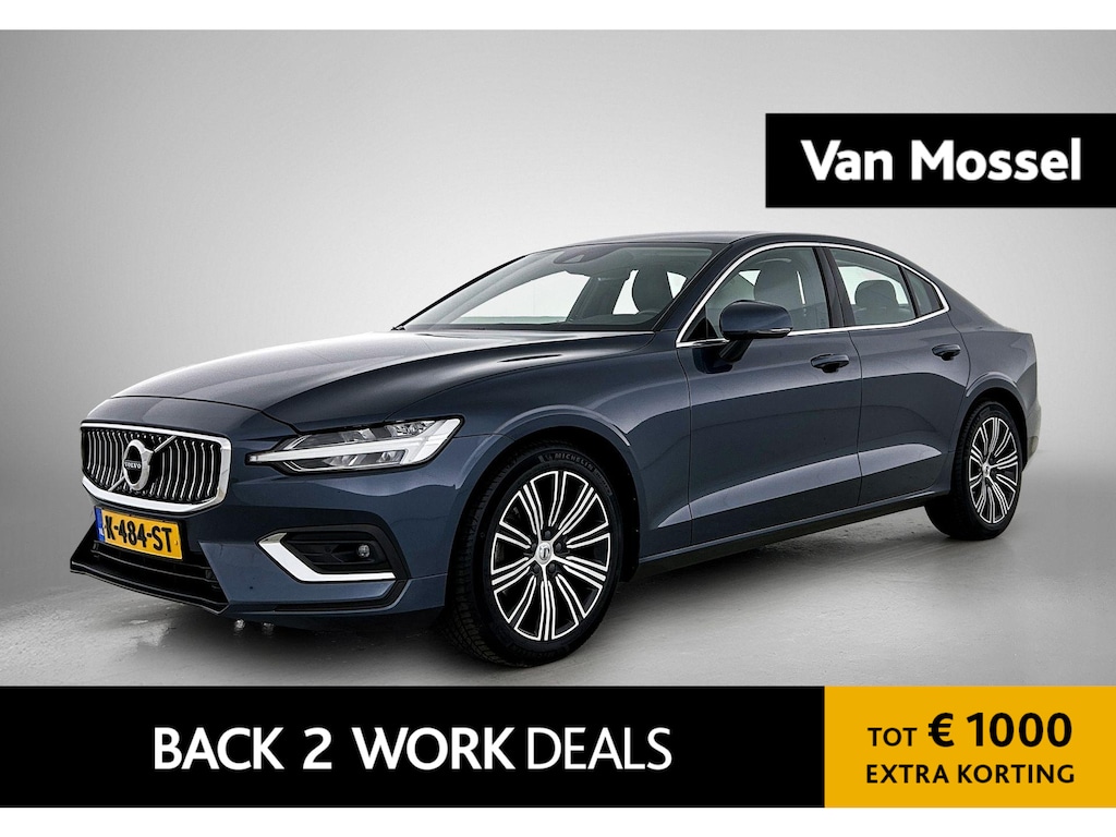 Volvo S60 2.0 B3 Inscription | ACHTERUITRIJCAMERA | STOELVERWARMING | STUURVERWARMING | LEDEREN BEKLEDING | DODEHOEK | MEMORY | CLIMATE CONTROL | CRUISE CONTROL |