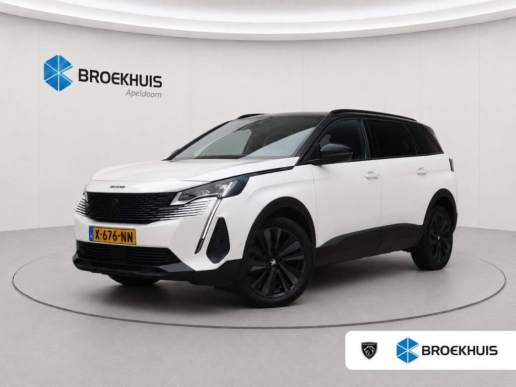 Peugeot 5008 130PK GT PACK Cruise control adaptief | Dodehoek detectie | Full-LED koplampen | Verwarmbare voorstoelen | 2 stoelen op derde rij | Afwijkende dakkleur | Airco (automatisch)
