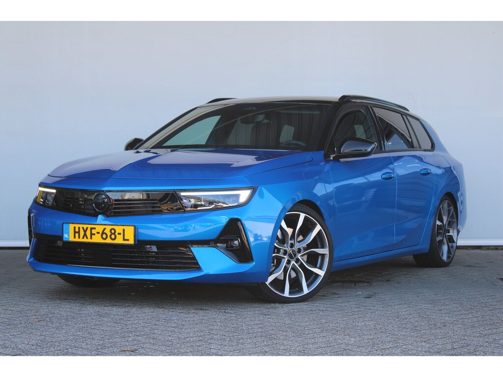 Opel Astra Sports Tourer Plug-in Hybrid GS | 8 Jaar garantie | Afneembare trekhaak | 19" Irmscher | Matrix LED | Stoel- & stuurverwarming | Comfortstoelen |