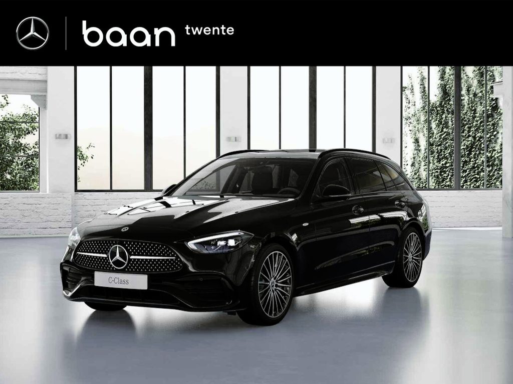 Mercedes-Benz C-klasse C 300 e Estate Business Solution AMG Limited | Panoramadak | Trekhaak | Memory pakket | Stoelverwarming voor | Nightpakket | Spiegelpakket